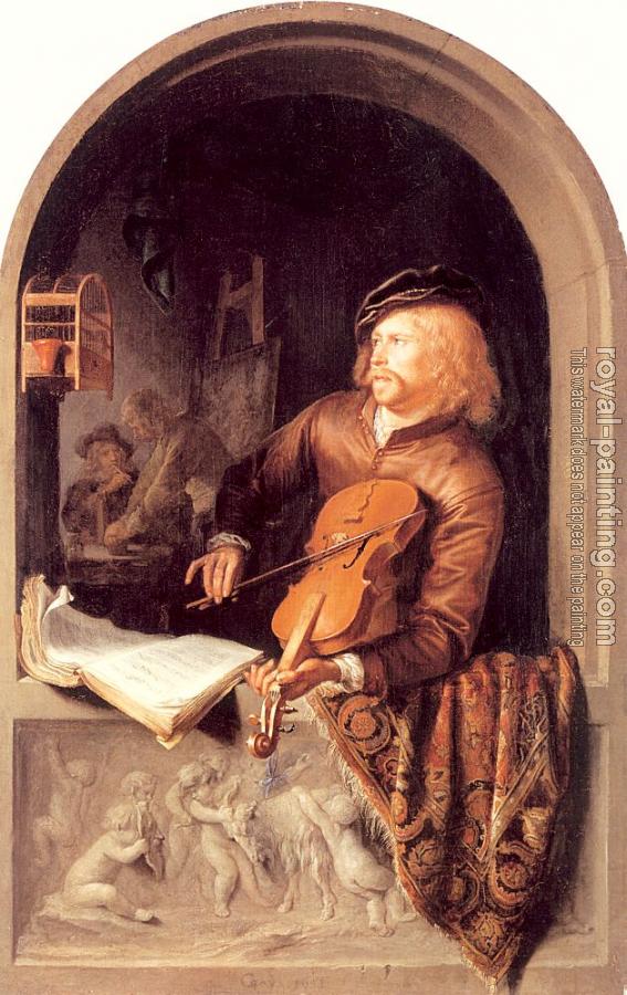 Gerrit Dou : Violin Player